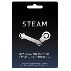 گیفت کارت استیم Steam یک دلاری